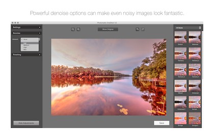 Photomatix OneShot Denoise Option